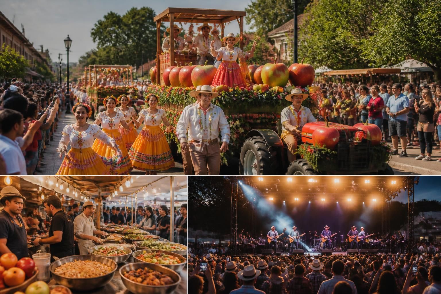 disfruta diez días de magia en la feria de la manzana 2026 con desfiles vibrantes, gastronomía exquisita y conciertos inolvidables para toda la familia.