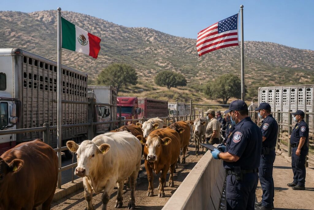 estados unidos anuncia el inicio gradual de la reanudación de importaciones de ganado mexicano, marcando un avance importante en el comercio bilateral y la cooperación agrícola.