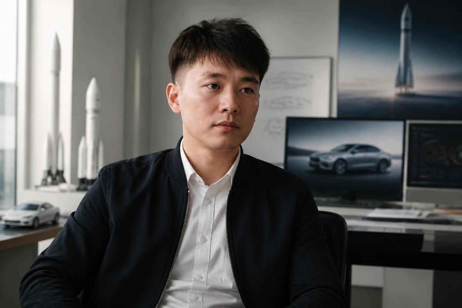 el 'elon musk chino' revela que su timidez le impide disfrutar de la fama, a pesar de duplicar sus seguidores tras un video viral.