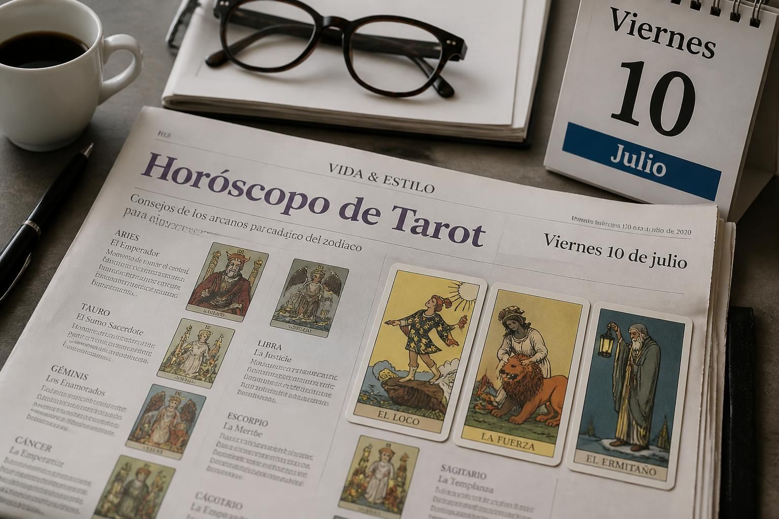 descubre tu horóscopo de tarot para el viernes 10 de julio y recibe una lectura especial y personalizada para tu signo zodiacal. guía tu día con consejos y predicciones únicas.