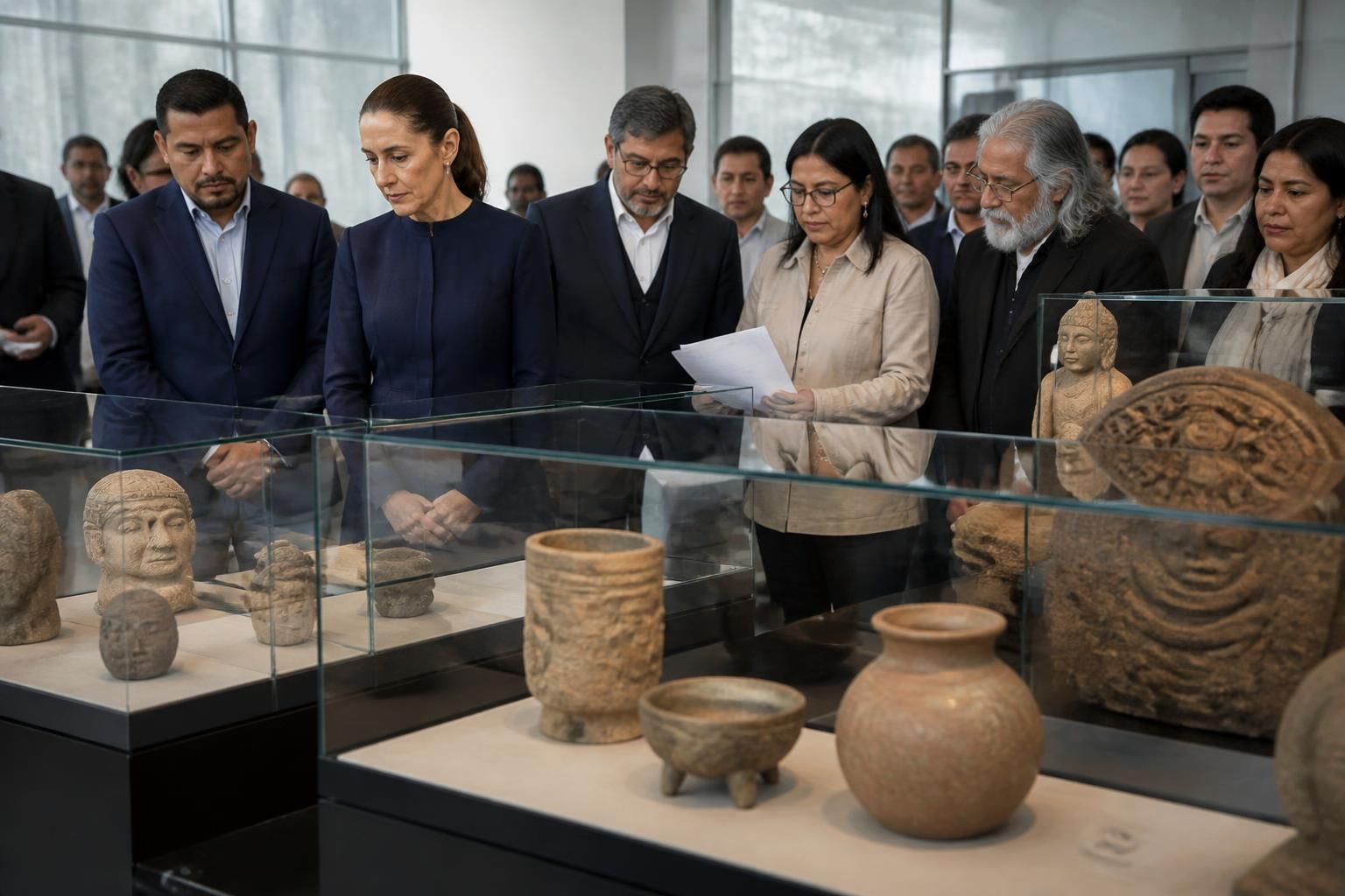 el inah anuncia la repatriación de 3,716 piezas arqueológicas durante el sexenio de sheinbaum, destacando sus esfuerzos para preservar el patrimonio cultural mexicano.