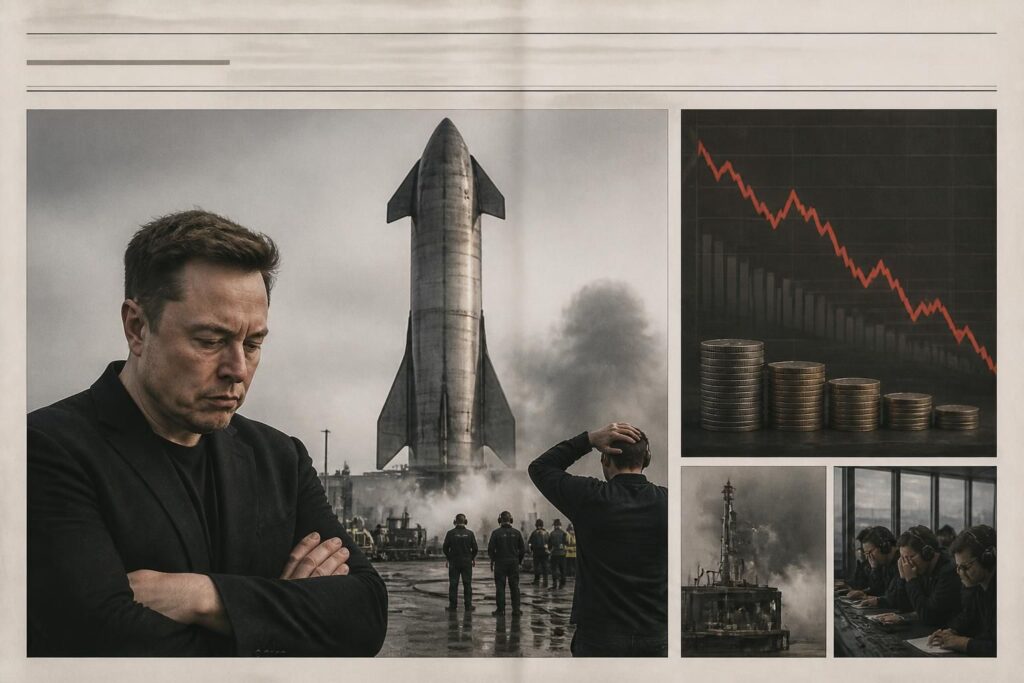el patrimonio neto de elon musk disminuye a menos de 800 mil millones tras el fallido lanzamiento del starship, impactando su fortuna y el mercado tecnológico.