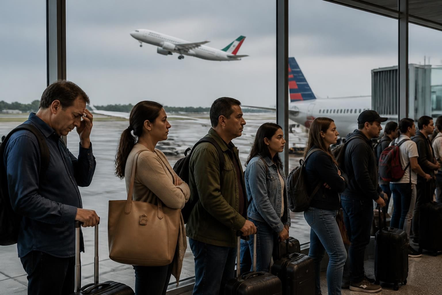 el turismo aéreo entre ee.uu. y méxico disminuye un 6.5%, alcanzando su punto más bajo desde la pandemia, afectando la conectividad y el sector turístico.