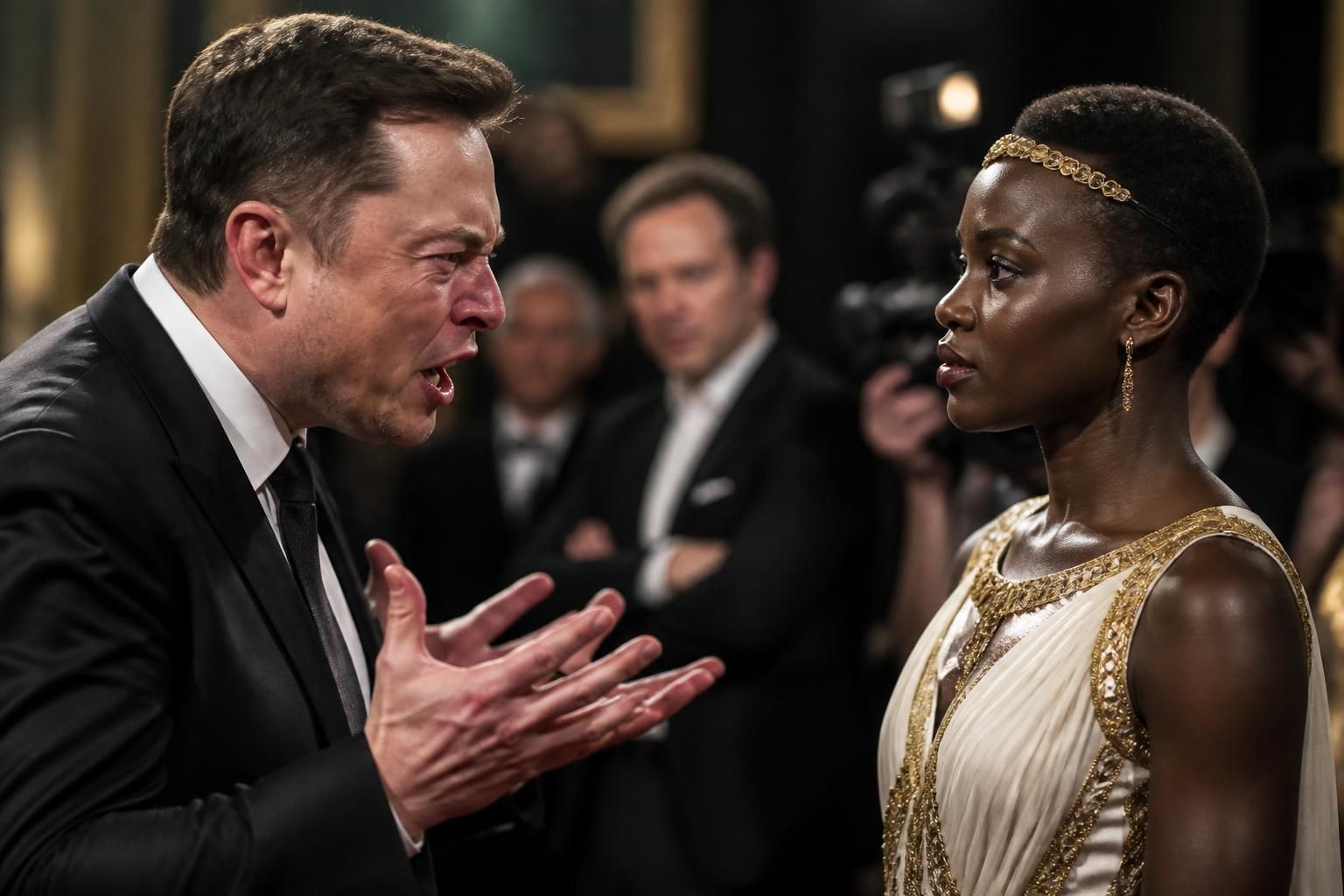 descubre la polémica entre elon musk y lupita nyong’o sobre su papel como helena de troya en una conversación llena de revelaciones y emociones intensas.