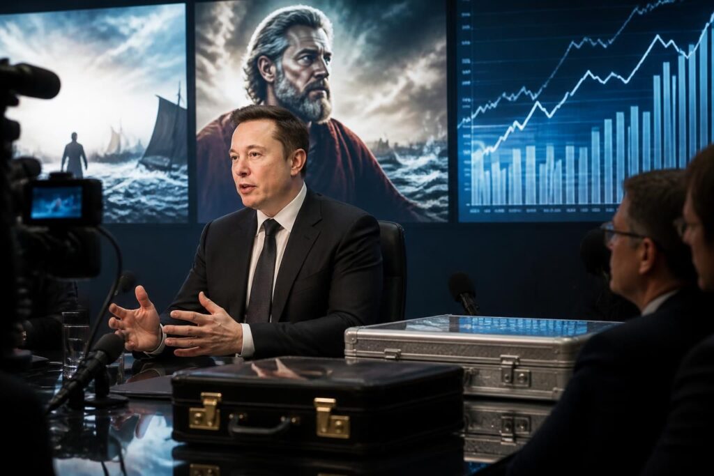 elon musk anuncia una inversión de 100 millones de dólares para adaptar 'odyssey' de mel gibson y crear una épica rival cinematográfica.
