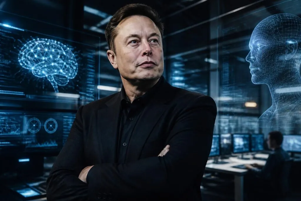 elon musk sostiene que el riesgo de una inteligencia artificial peligrosa es aceptable debido a la promesa de crear abundancia para toda la humanidad.