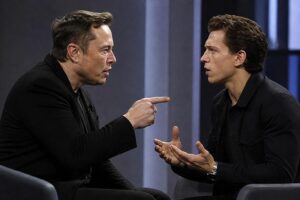 descubre la inesperada disputa entre elon musk y tom holland por 'la odisea', y conoce al actor sorprendente que realmente está en medio del conflicto.