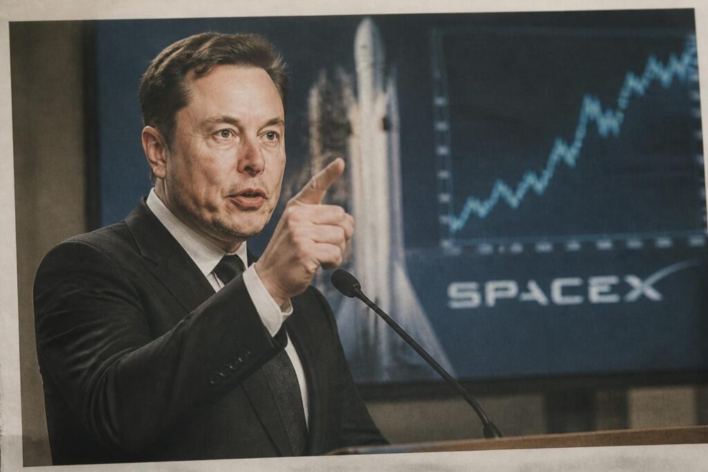 elon musk emite una advertencia importante a los vendedores en corto de las acciones de spacex, destacando riesgos y posibles consecuencias en el mercado.