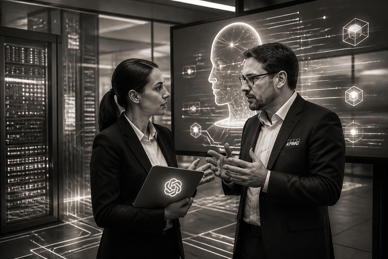 exclusiva: kpmg y openai se unen para impulsar un futuro innovador del software 'sin cabeza' y explorar su impacto revolucionario en la industria tecnológica.