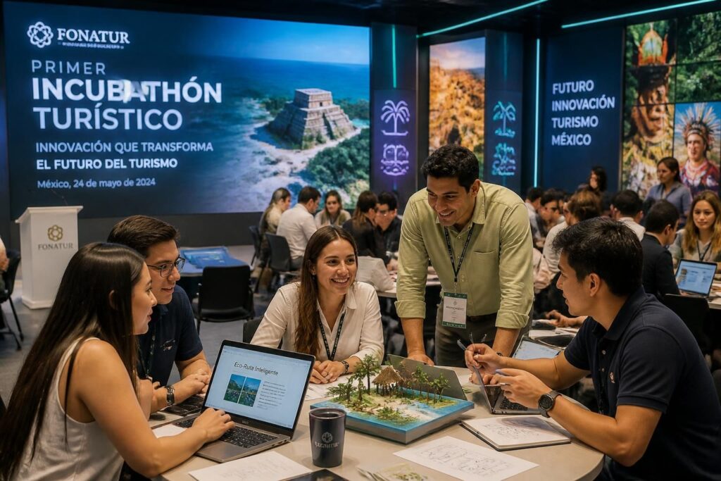 fonatur impulsa la innovación turística con el lanzamiento del primer incubathón turístico, fomentando el desarrollo de nuevas ideas y proyectos para el futuro del turismo.