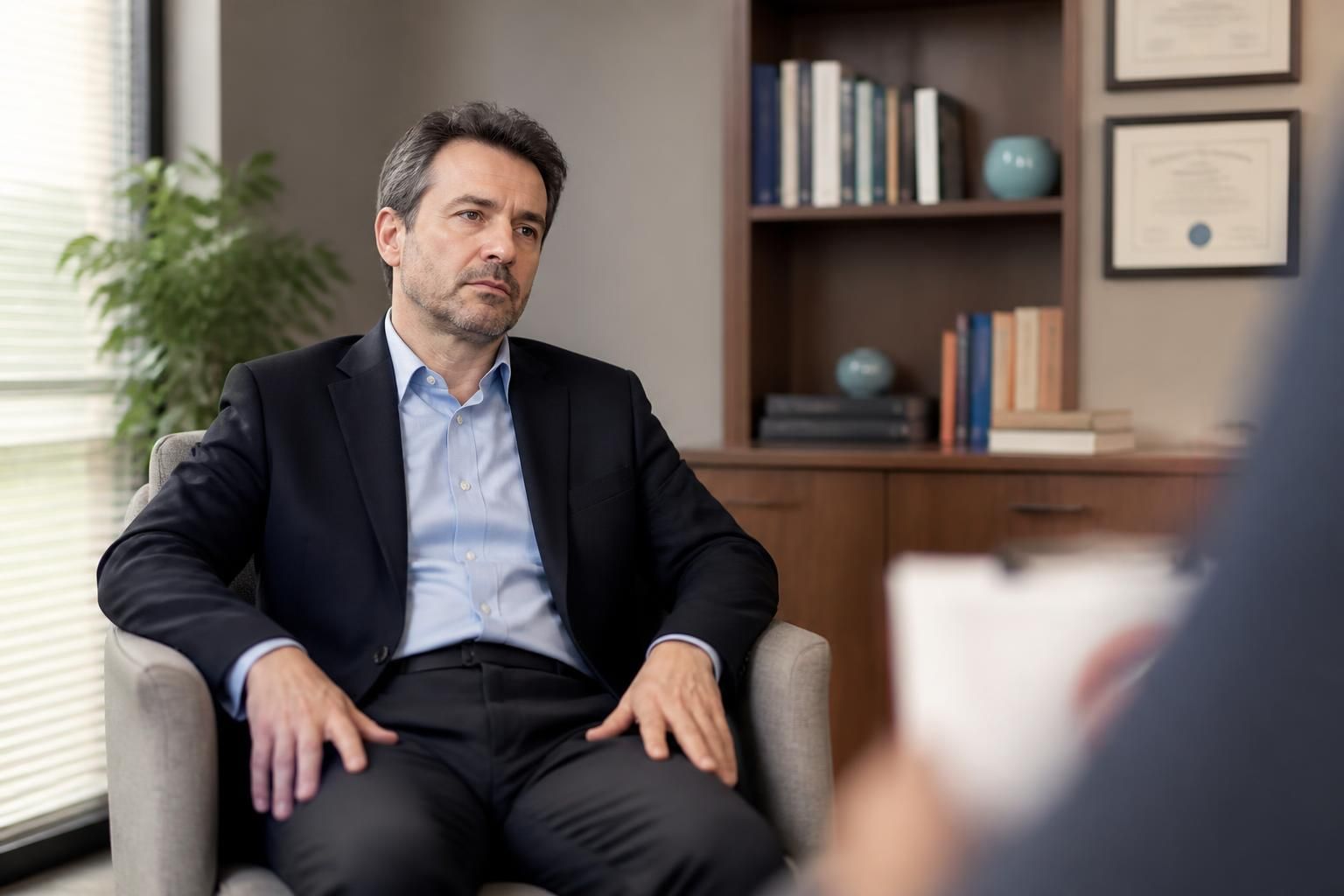 fernando azor, psicólogo clínico, explica cómo fijar la mirada en la nada puede reflejar un estado de despersonalización que nos desconecta y genera una sensación placentera.