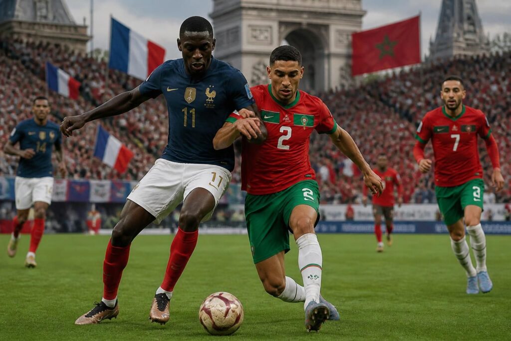 descubre el emocionante duelo de cuartos de final entre francia y marruecos, una rivalidad marcada por su rica historia compartida y el orgullo de sus naciones.