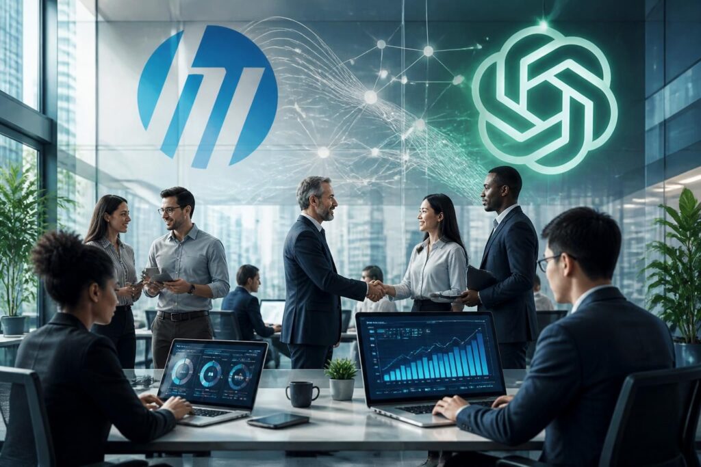 hp (hpq) sube un 10.4% tras anunciar su alianza estratégica con openai, enfocada en revolucionar el futuro del trabajo mediante tecnologías innovadoras y colaboraciones pioneras.