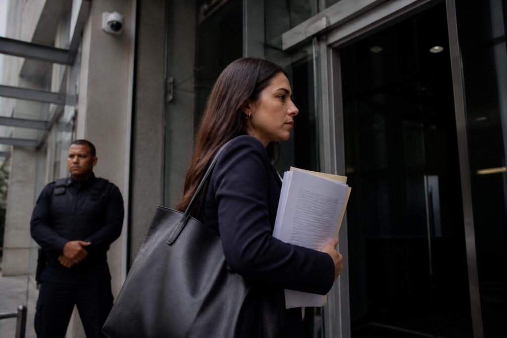 karla zapién acude a la fiscalía de la cdmx para comenzar investigaciones periciales contra hugo stiglitz por presunto abuso sexual.