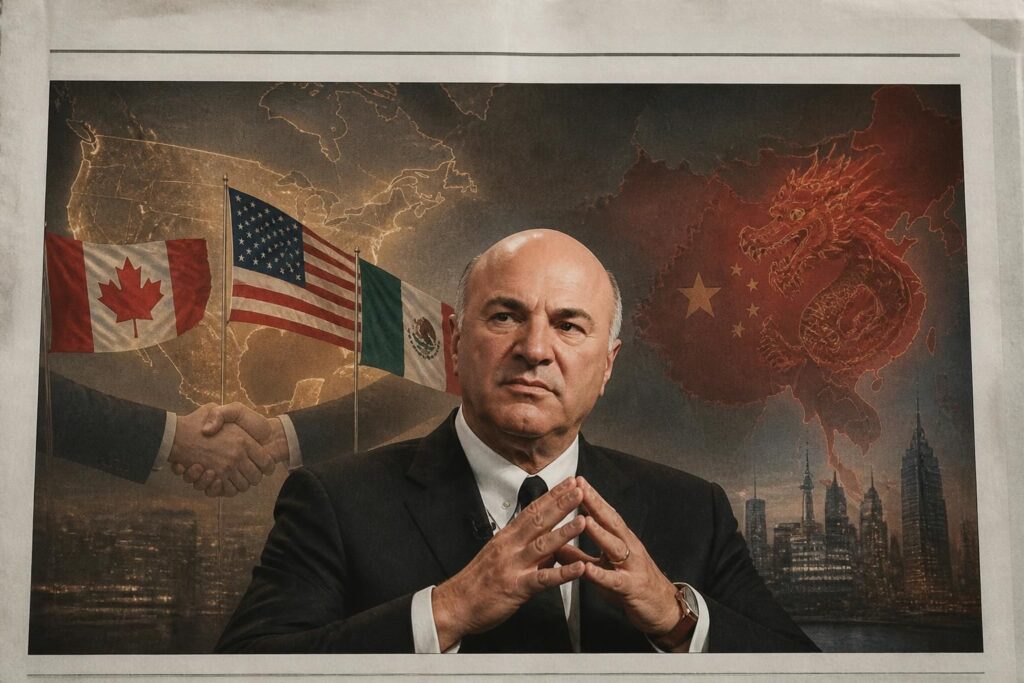 kevin o'leary sostiene que el miedo al crecimiento de china motivará a las potencias norteamericanas a fortalecer su cooperación y estrategias económicas.