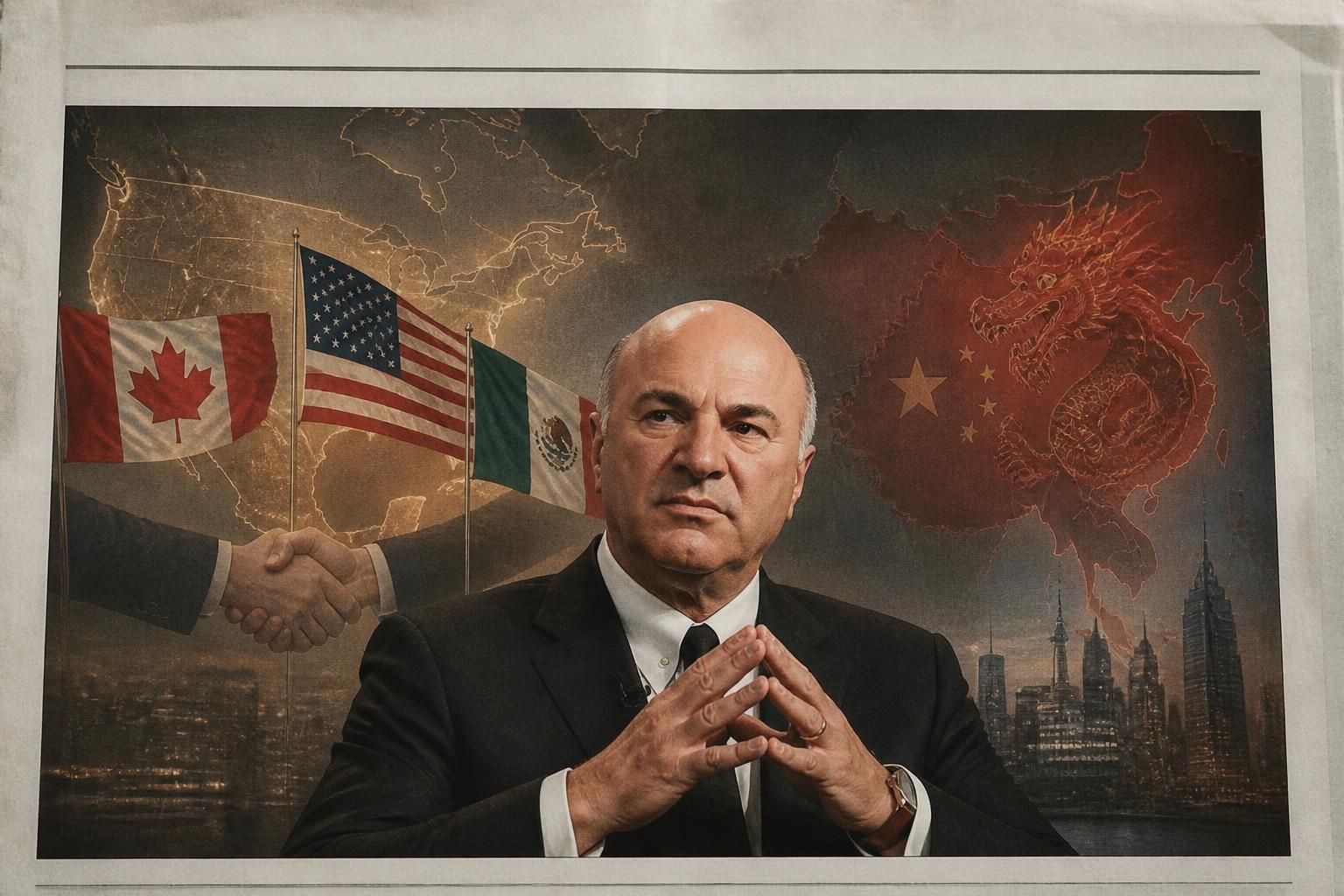 kevin o'leary sostiene que el miedo al crecimiento de china motivará a las potencias norteamericanas a fortalecer su cooperación y estrategias económicas.