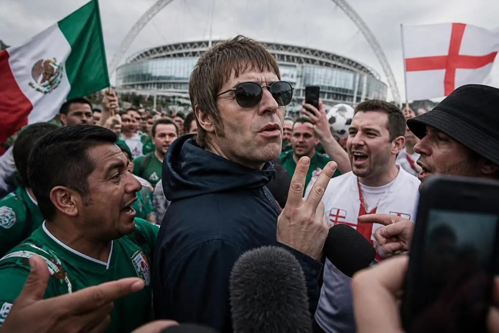liam gallagher reacciona en x tras la victoria de inglaterra sobre méxico: 'dejen de lamentarse sin consuelo'. descubre su polémico mensaje y la reacción en redes sociales.