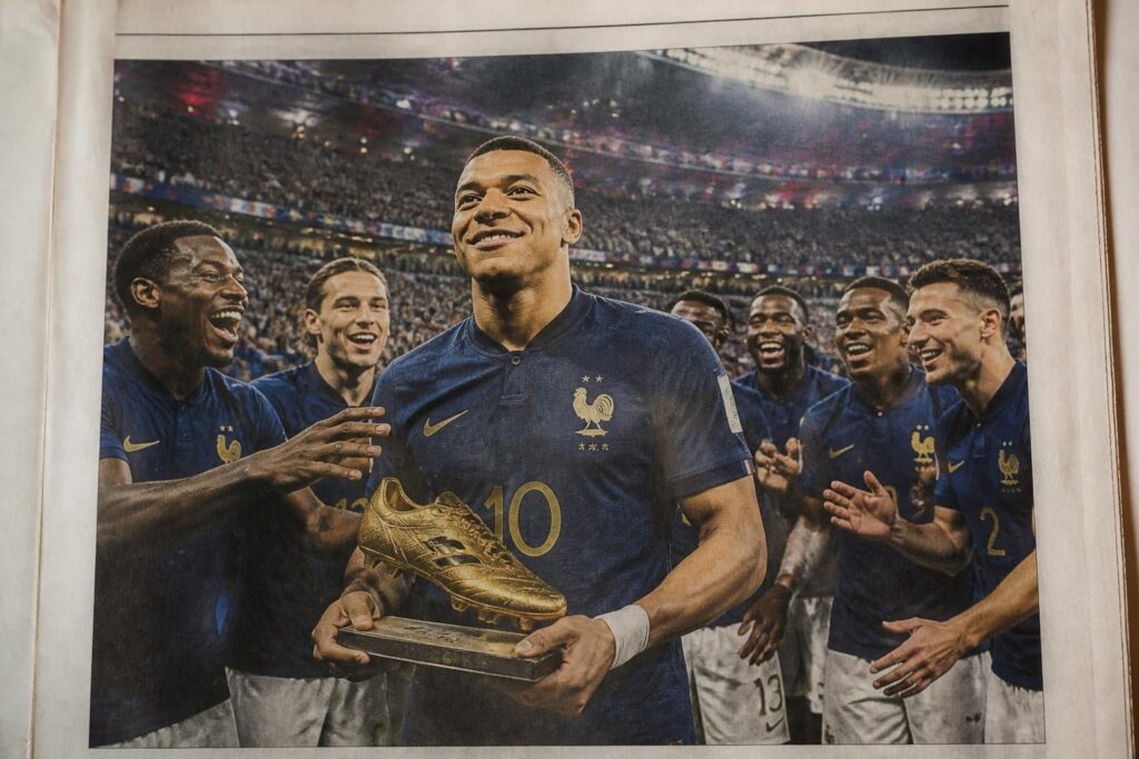 mbappé se consagró como el gran ganador de la bota de oro en el mundial 2026, destacando con su increíble actuación y anotando 10 goles que lo llevaron a la cima del torneo.