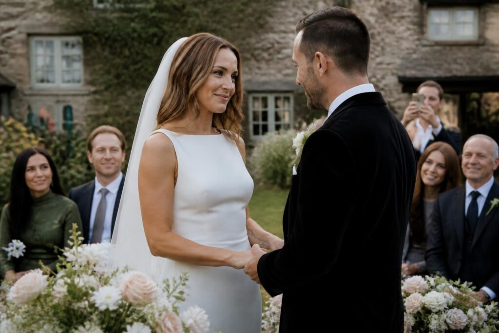 mel c se casa a los 52 años en una emotiva ceremonia íntima en inglaterra, celebrando un momento especial lleno de amor y felicidad.