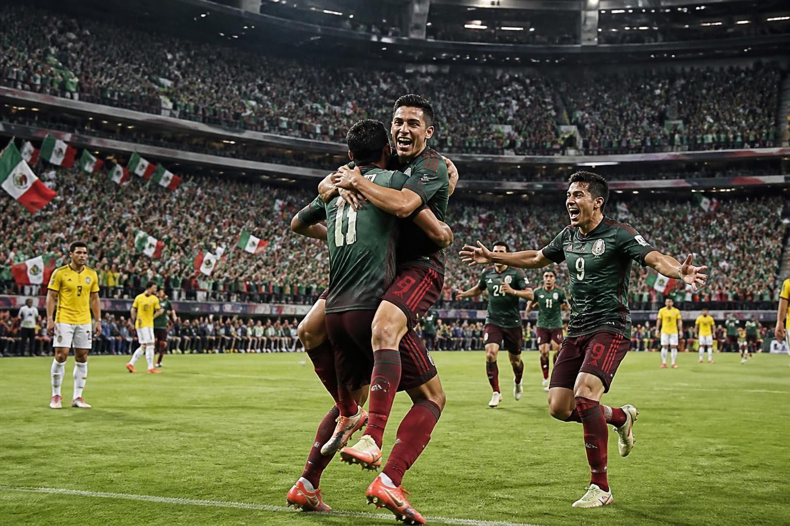 méxico vence a ecuador y pone fin a una maldición de 40 años en la copa mundial, mostrando un desempeño histórico y emocionante.