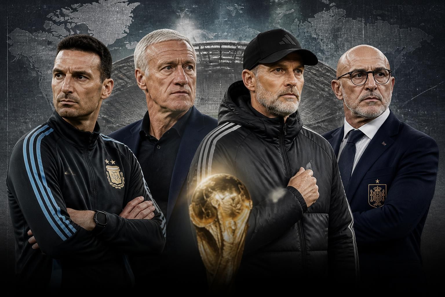 descubre los hitos y récords que buscan scaloni, deschamps, tuchel y de la fuente en el mundial 2026, una competición llena de pasión y desafíos en el fútbol internacional.