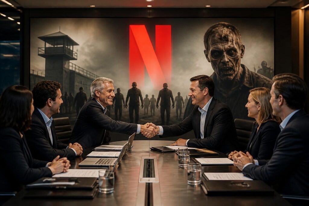 netflix adquiere los derechos de 'the walking dead' por 500 millones de dólares en un acuerdo histórico con amc, revolucionando el acceso a la serie icónica para los fans.