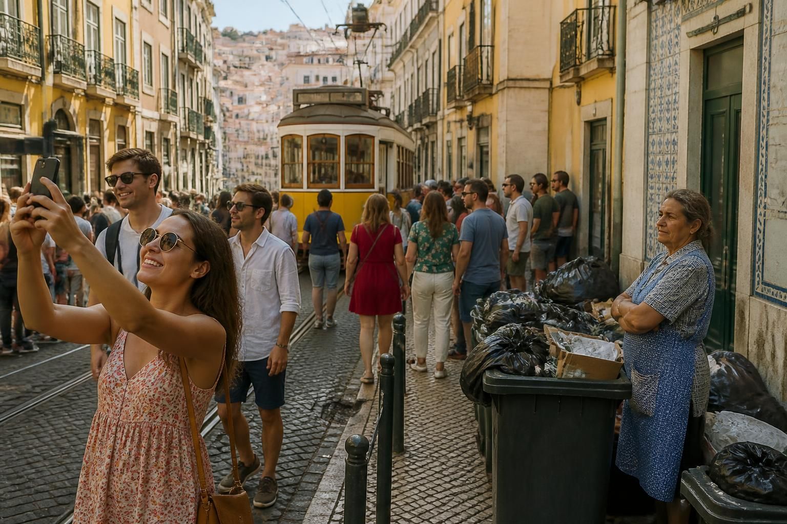 explora las paradojas del turismo masivo en lisboa, donde el encanto histórico se enfrenta a los desafíos del crecimiento turístico.