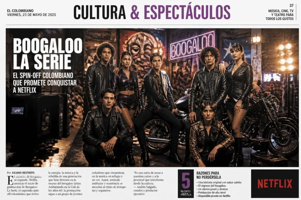 descubre 'salcedo, cuero y boogaloo' en netflix: estreno, elenco y todo sobre el spin-off de la popular serie colombiana la primera vez.