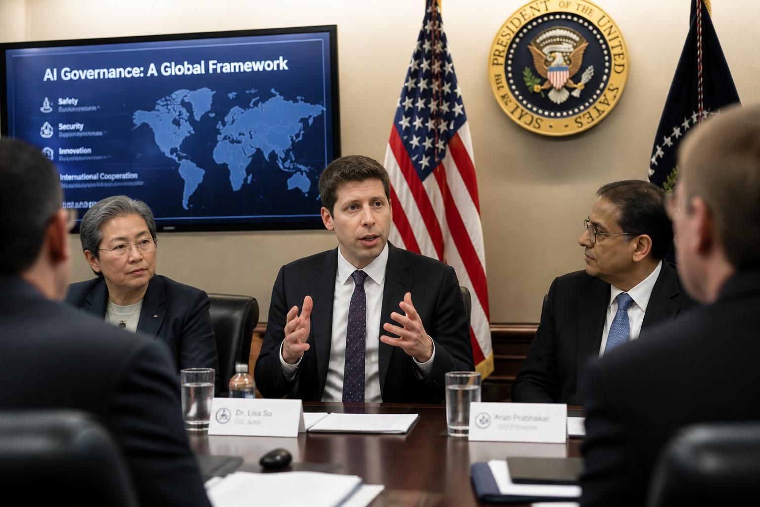 sam altman propone la creación de un árbitro global para la inteligencia artificial y busca la colaboración del gobierno estadounidense para regular esta tecnología emergente.