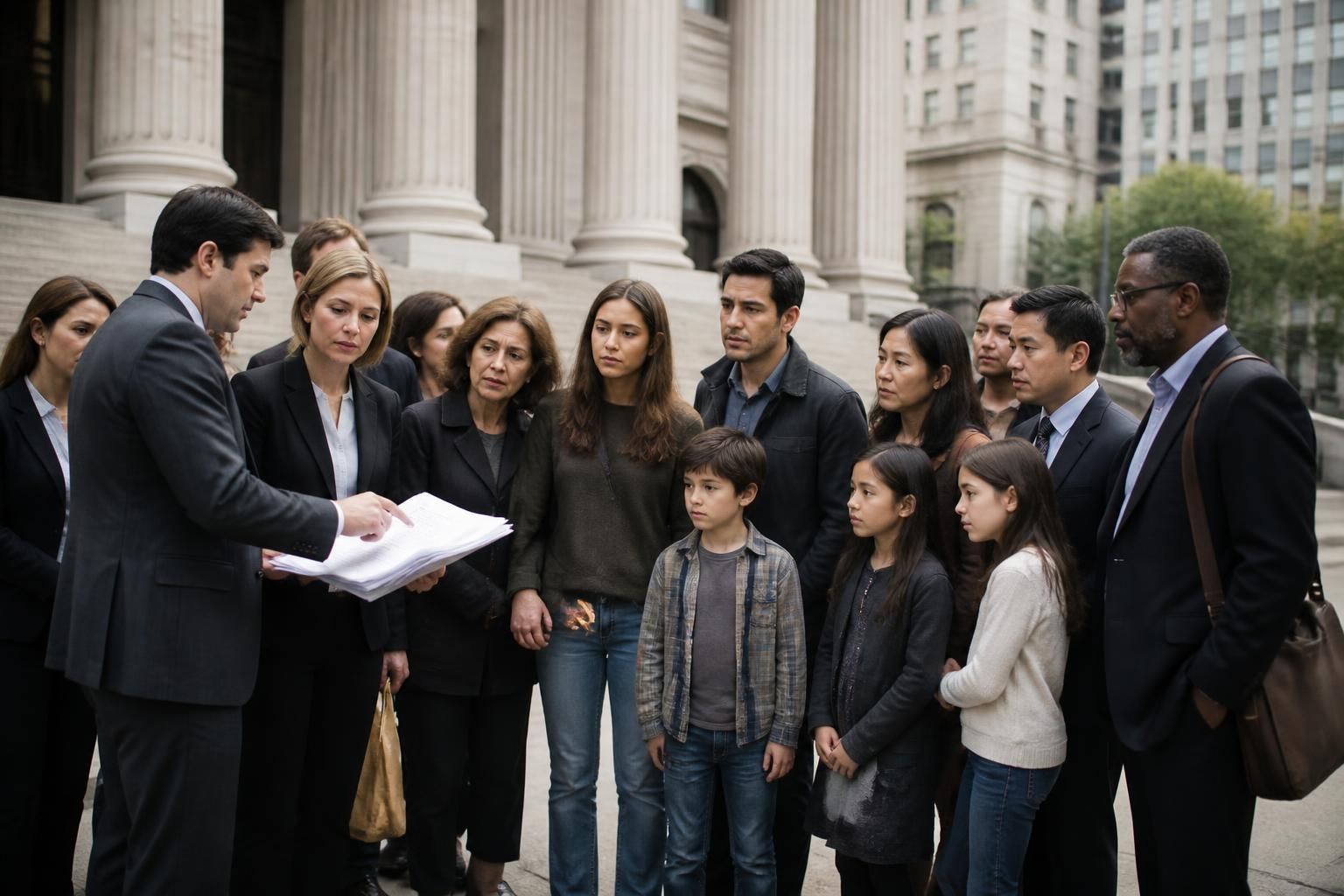 una docena de familias presentan una demanda contra openai en un tribunal de san francisco, alegando daños provocados por el uso de chatgpt.