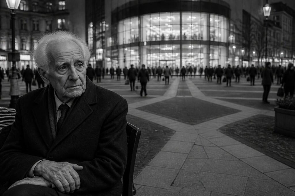 descubre las reflexiones de zygmunt bauman, pensador polaco, sobre la búsqueda de la felicidad en la sociedad moderna y cómo todos los caminos parecen llevar al consumismo.