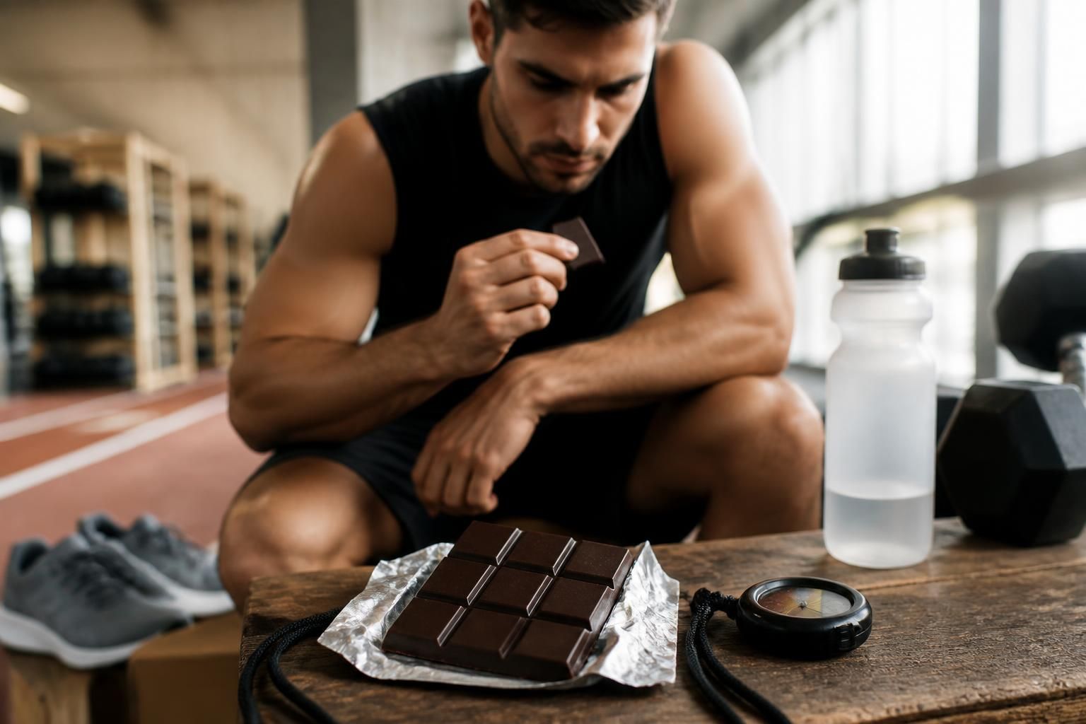 descubre cómo el chocolate oscuro puede potenciar tu próximo entreno según un nuevo estudio. mejora tu rendimiento y energía con este delicioso secreto.