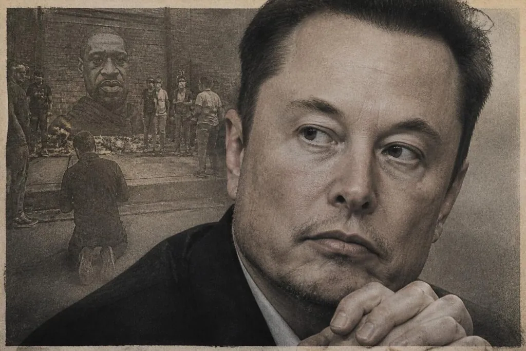 elon musk pone en duda el caso del asesinato de george floyd con una afirmación impactante que genera controversia y debate en redes sociales.