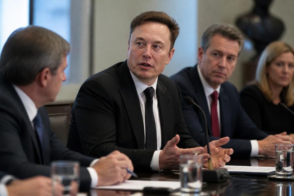 descubre el análisis político de la participación de elon musk en la conversación de mitad de mandato y su impacto en la política actual.