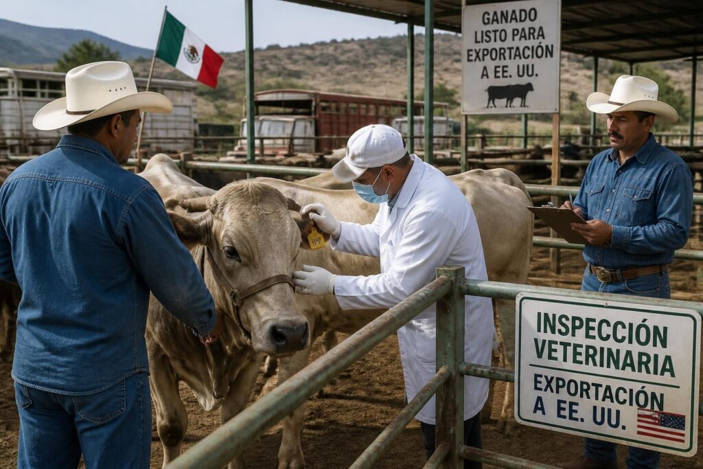ganaderos mexicanos se preparan para reanudar la exportación de ganado a estados unidos, cumpliendo con rigurosos controles sanitarios y normas internacionales.
