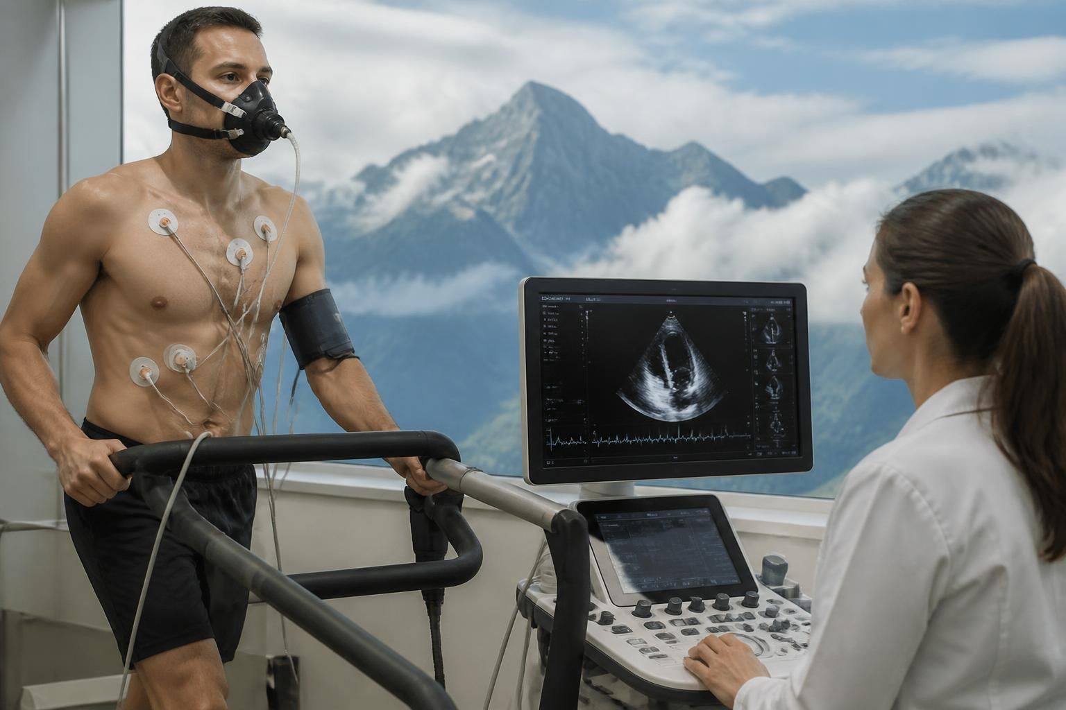 la ecocardiografía de esfuerzo es una herramienta eficaz para predecir el riesgo de mal de altura agudo, ayudando a identificar personas susceptibles y prevenir complicaciones en altitudes elevadas.