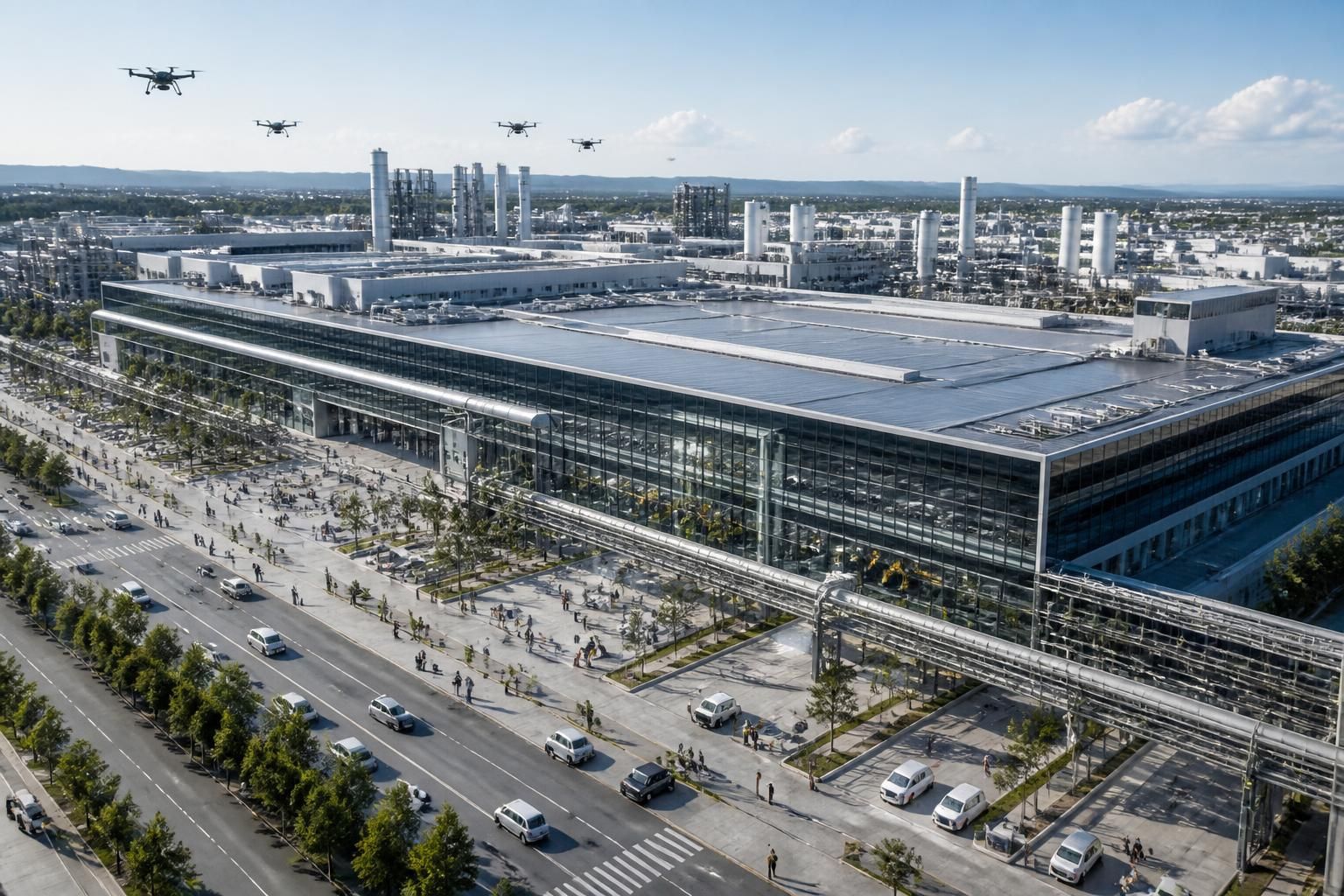 la fábrica de chips de elon musk, valorada en 16.800 millones de dólares, tiene el potencial de convertirse en el edificio más grande del mundo, marcando un hito en la industria tecnológica.