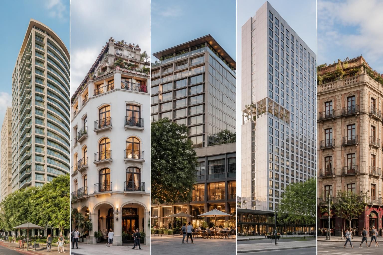 descubre los 5 hoteles urbanos favoritos en méxico según los lectores de travel + leisure, ideales para una experiencia inolvidable en la ciudad.