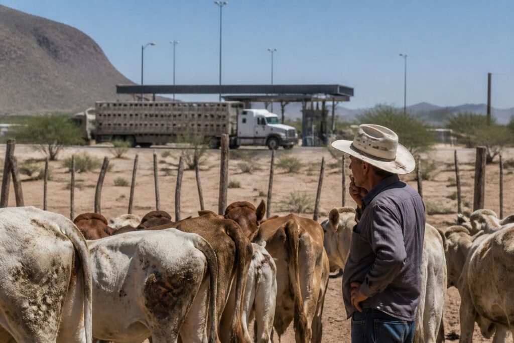 méxico detecta 9 casos de gusano barrenador en ganado al reanudarse las importaciones desde arizona, alertando sobre riesgos para la ganadería nacional.