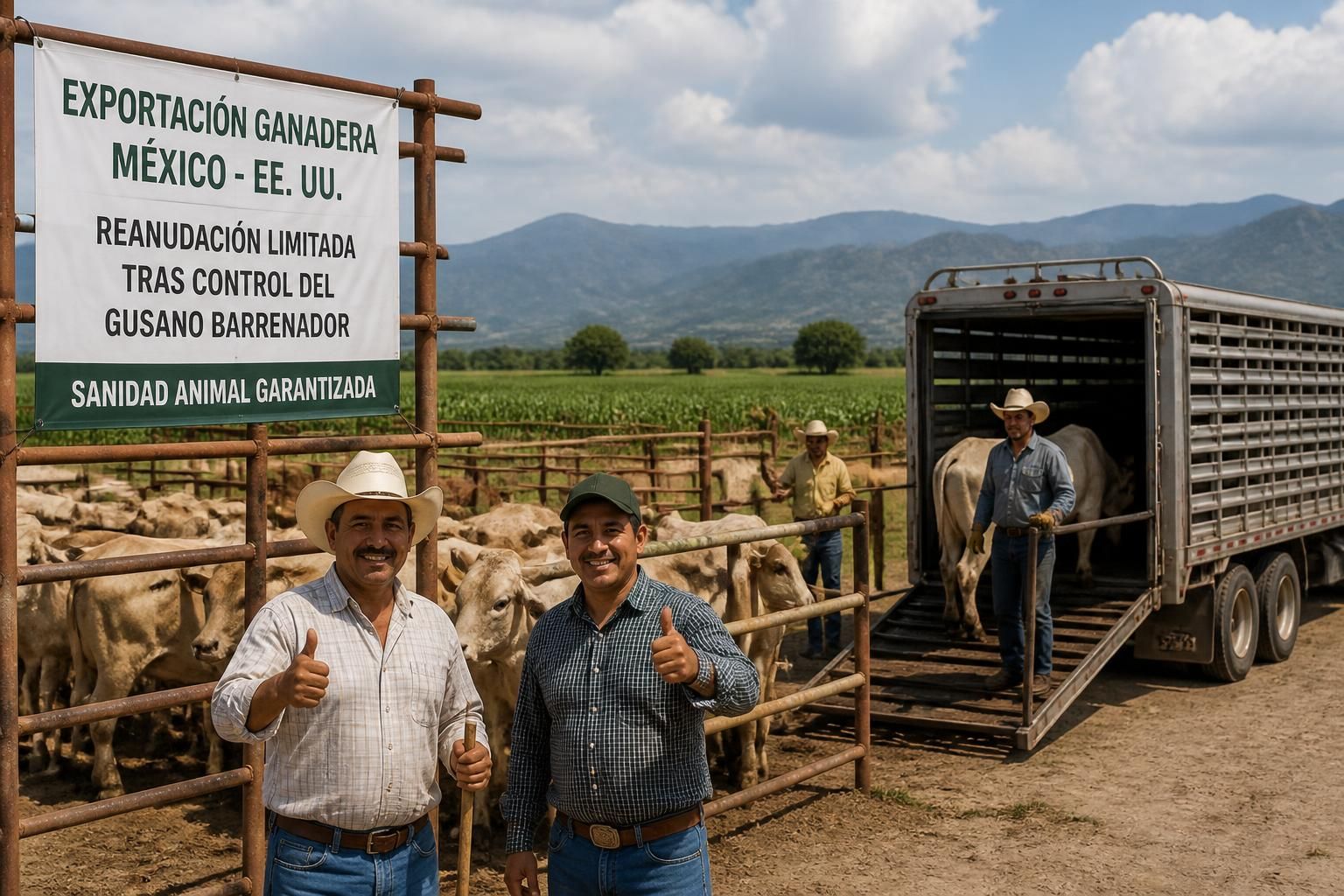 méxico reanuda exportaciones limitadas de ganado a ee. uu. tras pausa causada por el gusano barrenador, aliviando la situación y recuperando el comercio ganadero entre ambos países.