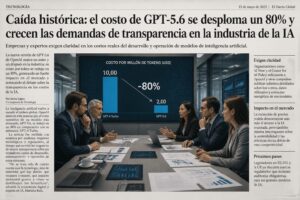 openai reduce hasta un 80% el precio de gpt-5.6, facilitando el acceso a la inteligencia artificial avanzada, mientras crecen las demandas por mayor transparencia en los costos del sector ia.