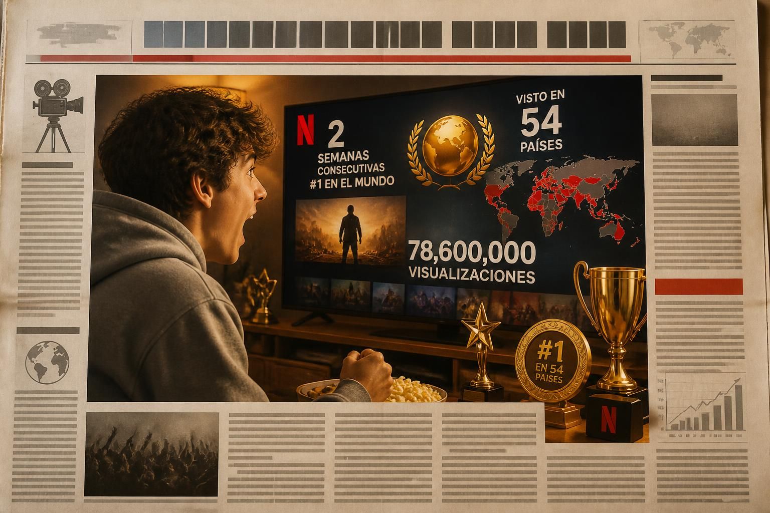 descubre la película que acumula millones de visualizaciones y se mantiene como líder en netflix en 54 países por segunda semana consecutiva. no te la pierdas.