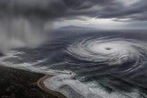 el huracán polo en alta mar provoca lluvias intensas en la costa de méxico, mientras el huracán nolo se acerca peligrosamente a hawái, alertando a las comunidades locales.