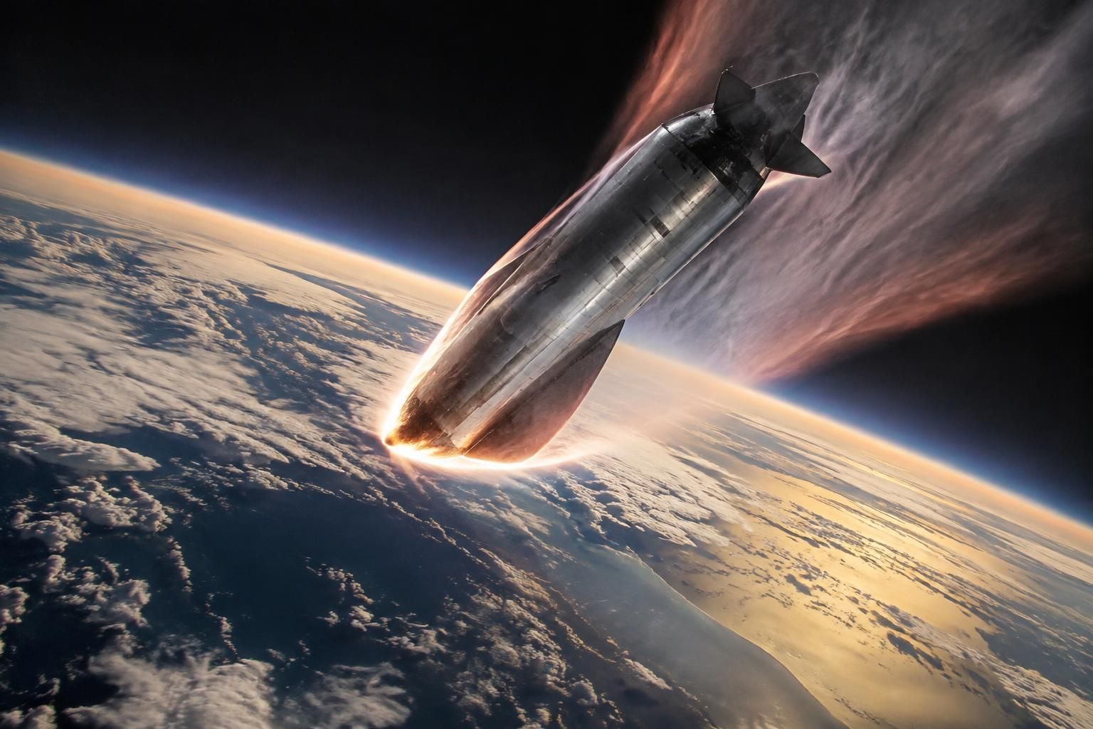 el megacohete starship de spacex adelanta su regreso a la tierra. descubre qué implica este cambio y cuáles son los próximos pasos de la misión.