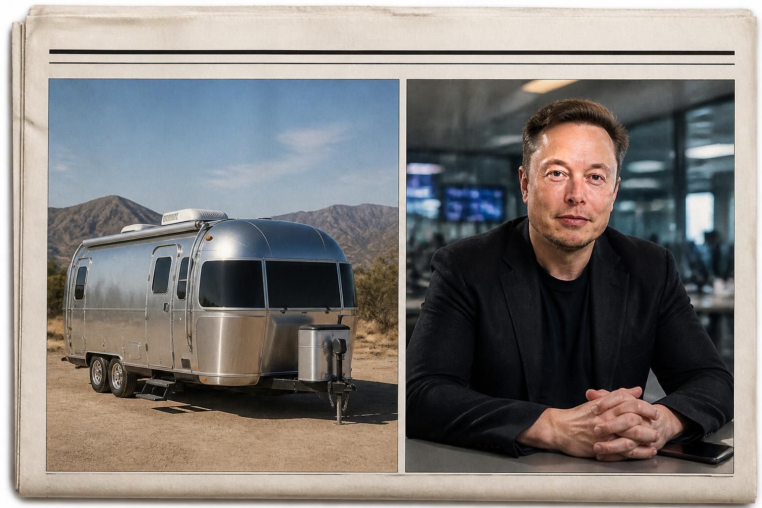descubre la verdad sobre el rumor que dice que elon musk vive en una caravana airstream. jalopnik desmiente esta información con detalles y hechos reales.