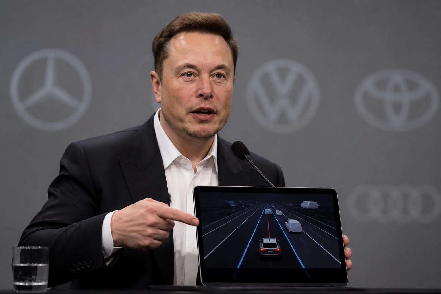 elon musk revela que tesla ofreció su tecnología fsd a fabricantes tradicionales de automóviles, pero ninguno aceptó la propuesta, destacando el enfoque innovador de tesla en la conducción autónoma.