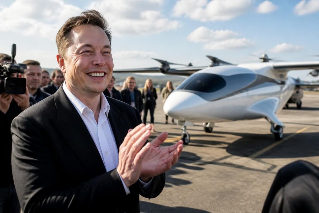 elon musk celebra el innovador vuelo del avión eléctrico de bajo costo de heart aerospace, destacando su importancia para el futuro de la aviación sostenible.