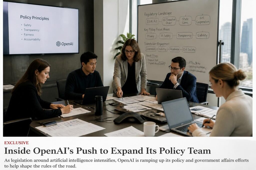 openai refuerza su equipo de políticas para enfrentar nuevos retos legislativos y asegurar un desarrollo responsable de la inteligencia artificial.