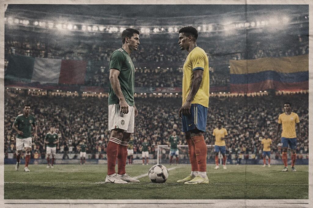 méxico y colombia se enfrentan en un amistoso internacional: descubre la previa, el pronóstico y las posibles alineaciones del partido.