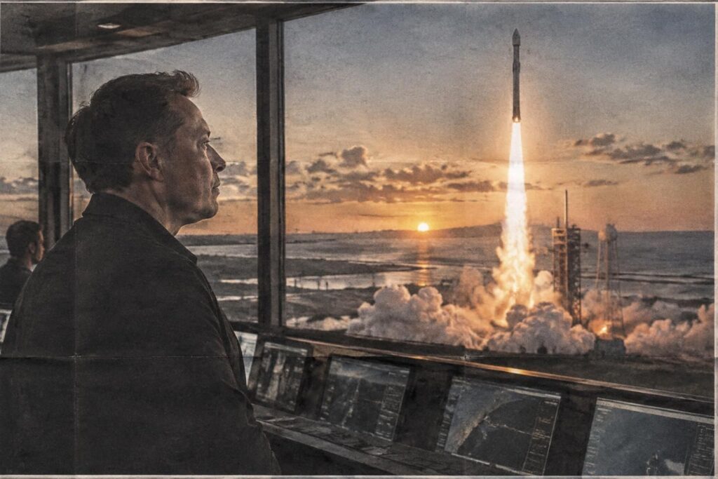 spacex alcanza el lanzamiento número 100 de su cohete falcon 9 block 5 mientras elon musk acelera sus ambiciosos planes para conquistar el espacio.